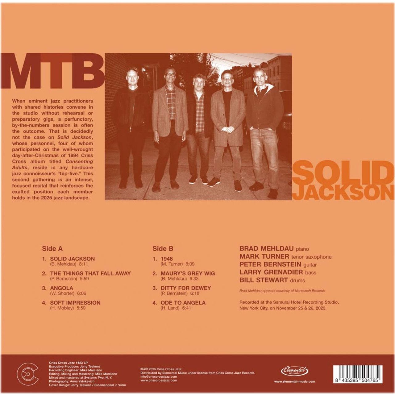 M.T.B. - Solid Jackson - LP Vinyl Record Hub