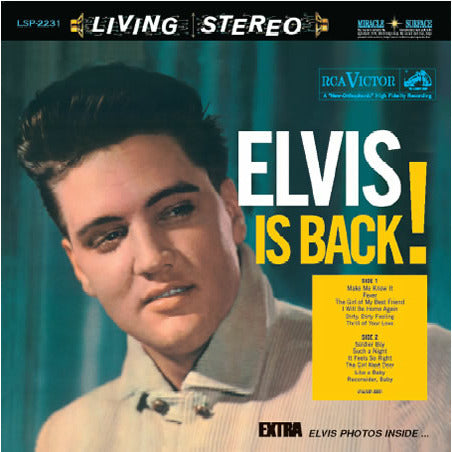 Elvis Presley - Elvis Is Back - Speakers Corner LP Vinyl LP Hub
