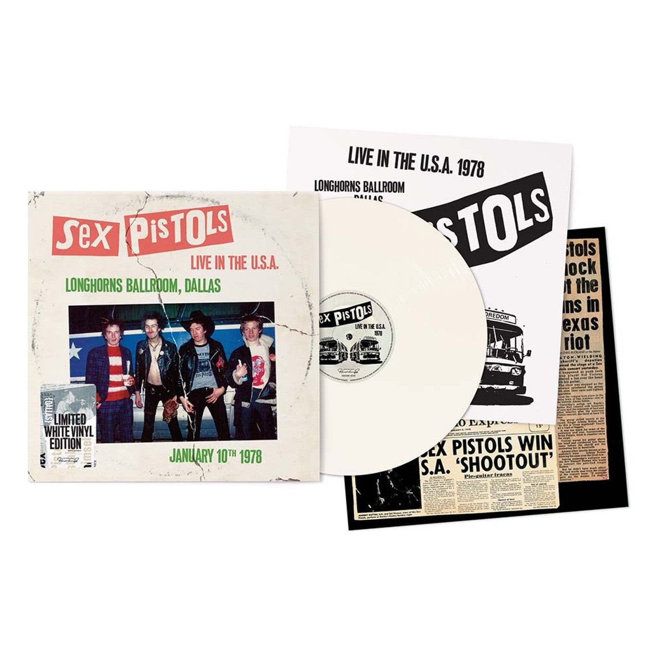 Sex Pistols - Live in the USA 1978: Longhorn Ballroom, Dallas - LP Vinyl Record Hub