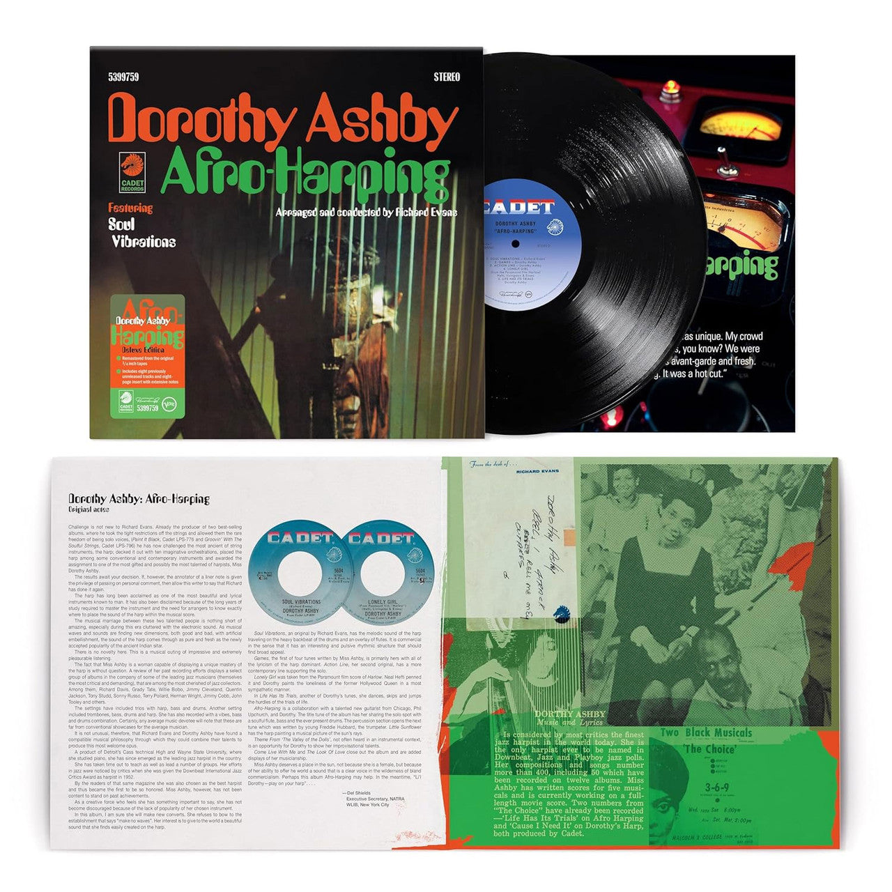Dorothy Ashby - Afro-Harping (Deluxe Edition) - LP Vinyl Record Hub