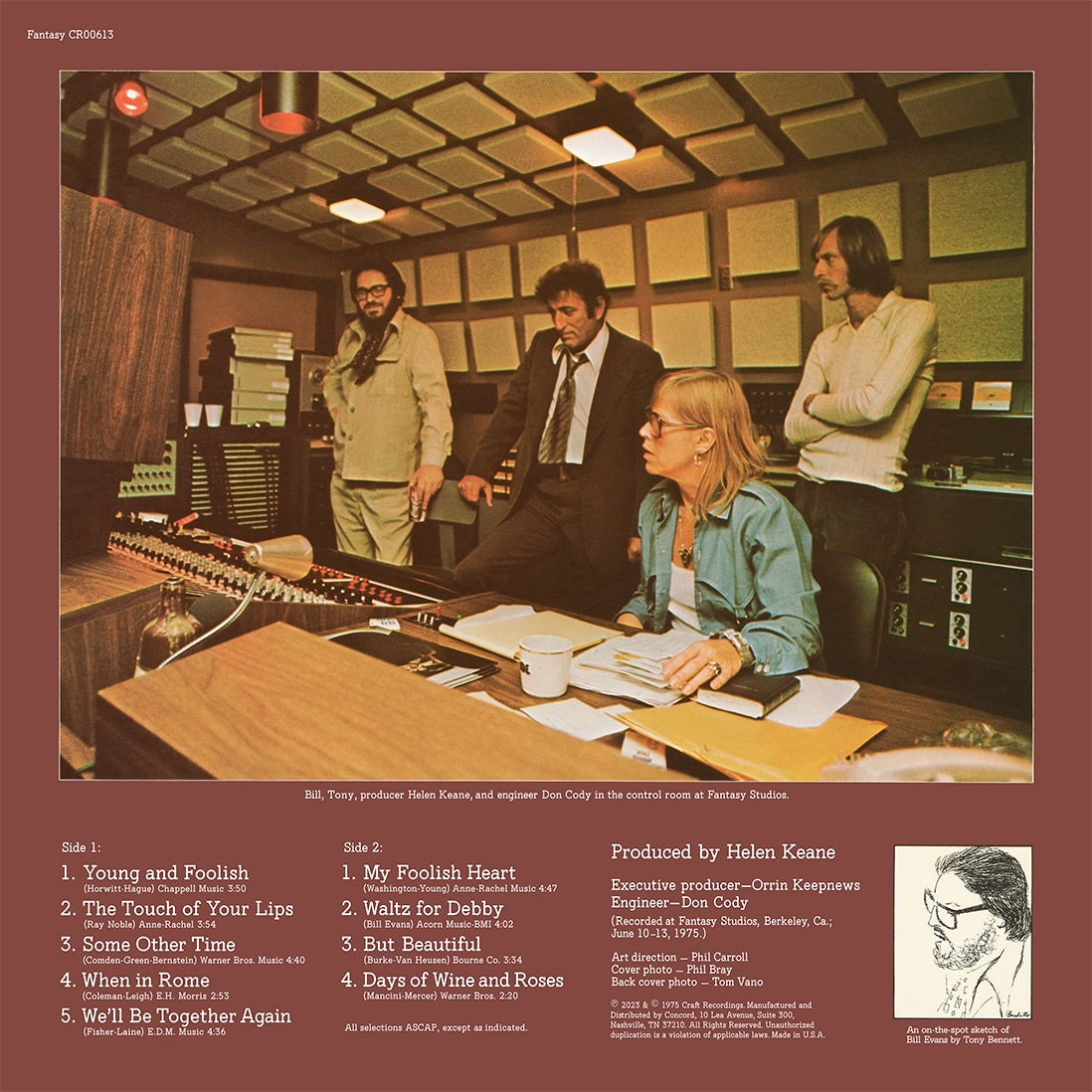 Tony Bennett & Bill Evans - The Tony Bennett Bill Evans Album - OJC LP Vinyl Record Hub