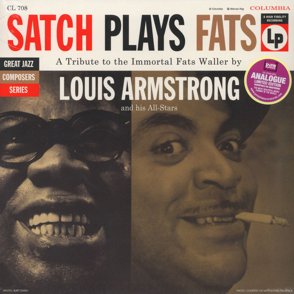 Louis Armstrong - Satch Plays Fats - Pure Pleasure LP Vinyl LP Hub