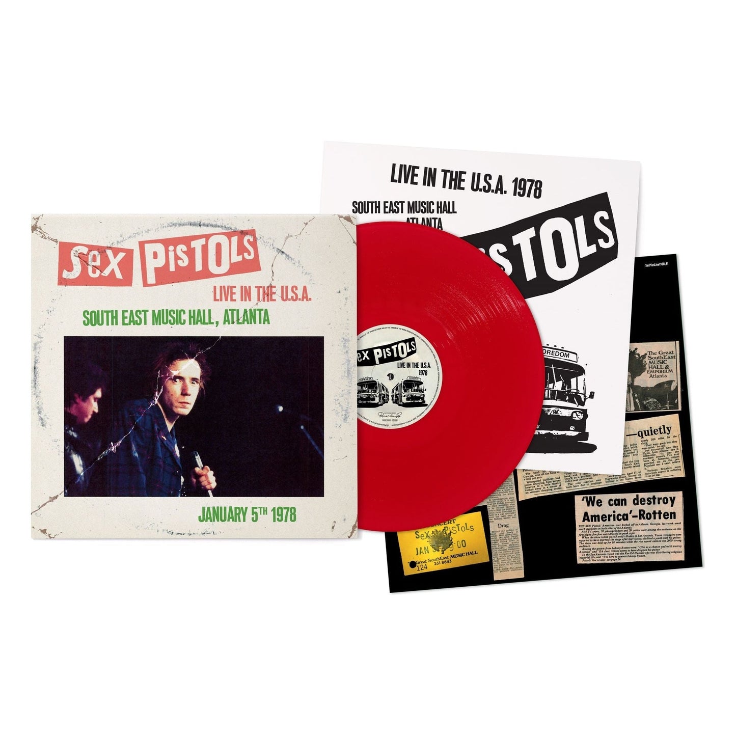 Sex Pistols - Live In The USA 1978: South East Music Hall, Atlanta - LP Vinyl Record Hub