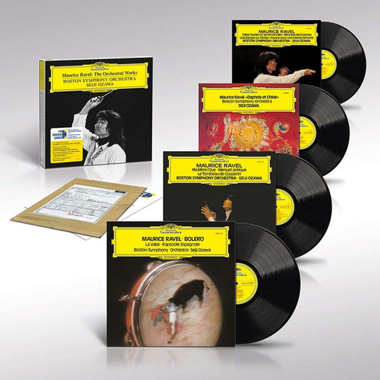 Seiji Ozawa & BSO - Ravel: The Orchestral Works - Original Source Series Boxed Set LP Vinyl Record Hub