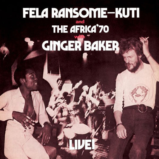 Fela Kuti - Fela Live With Ginger Baker - LP Vinyl Record Hub