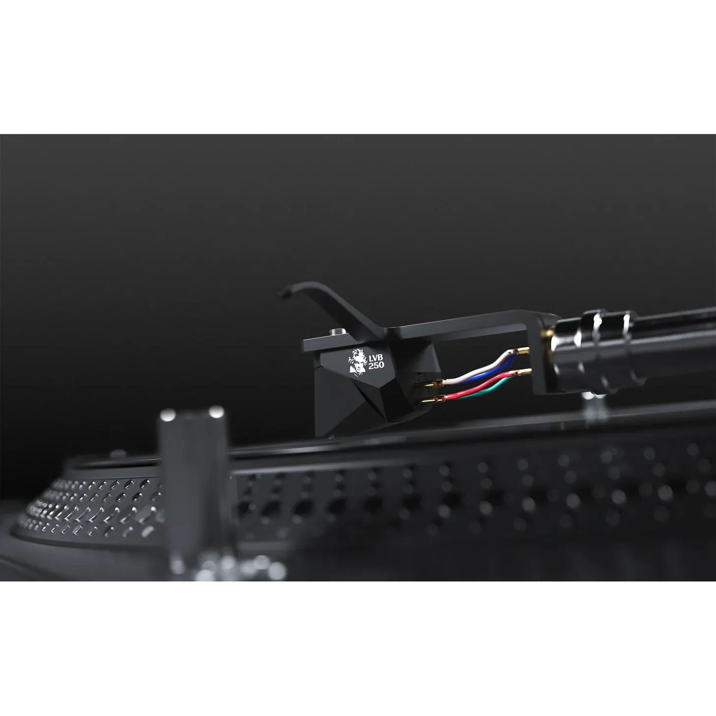 Ortofon - 2M Black LVB 250 MM Cartridge Mounted on SH-4 Headshell Vinyl Record Hub