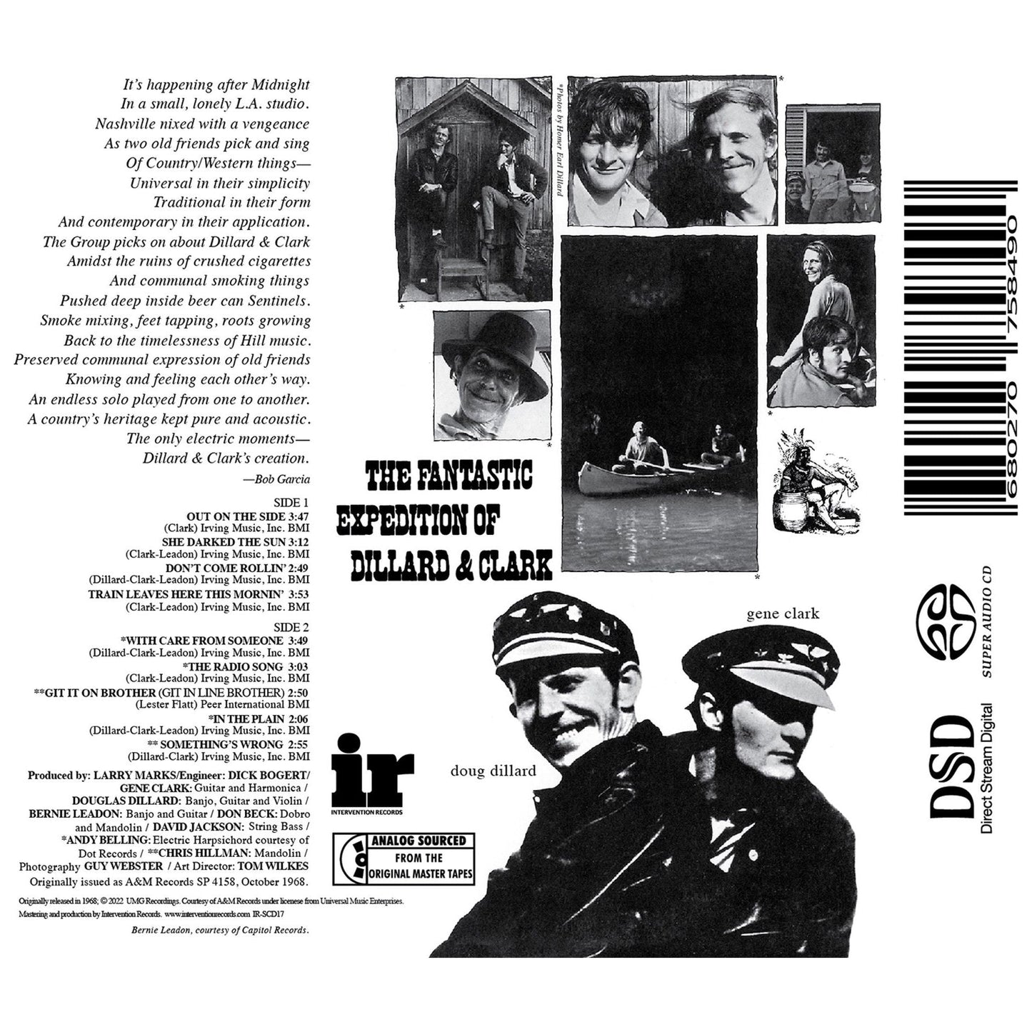 Dillard & Clark - The Fantastic Expedition of Dillard & Clark - Intervention Records SACD Vinyl Record Hub