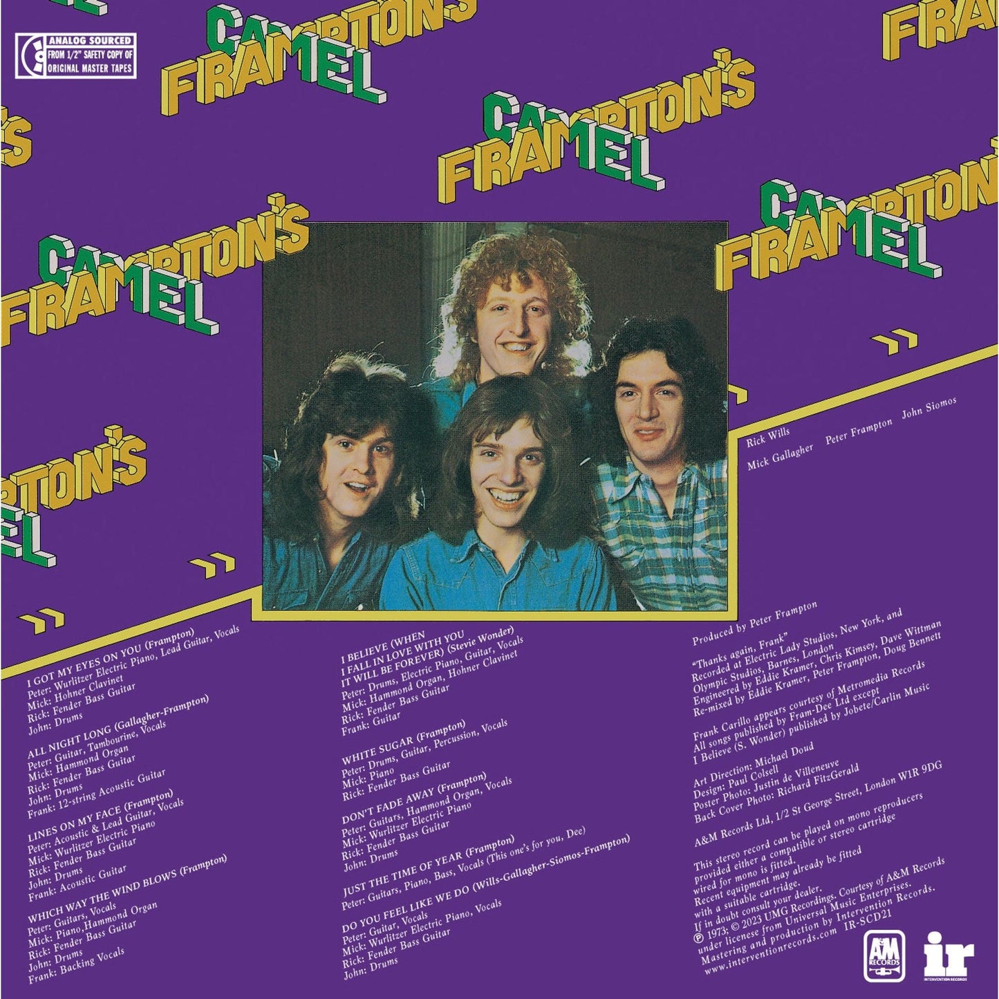 Peter Frampton - Frampton's Camel - Intervention Records SACD Vinyl Record Hub