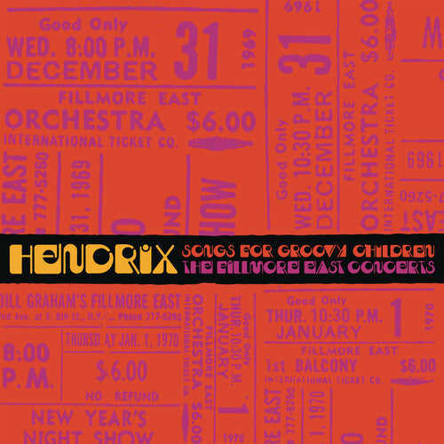 Jimi Hendrix - Songs For Groovy Children (The Fillmore East Concerts) - LP Box Set Vinyl Record Hub