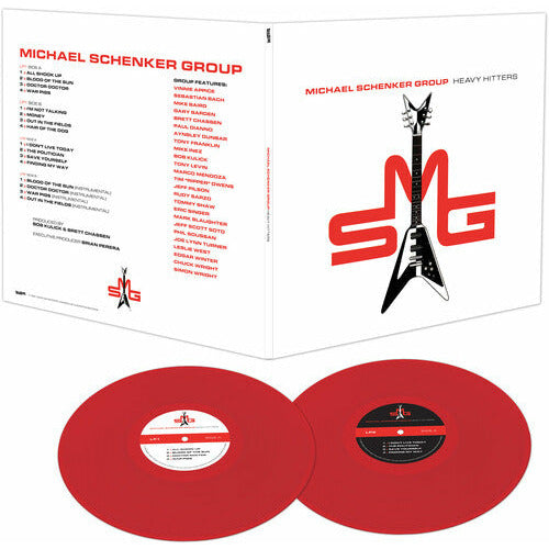 Michael Schenker Group - Heavy Hitters - Red LP Vinyl Record Hub