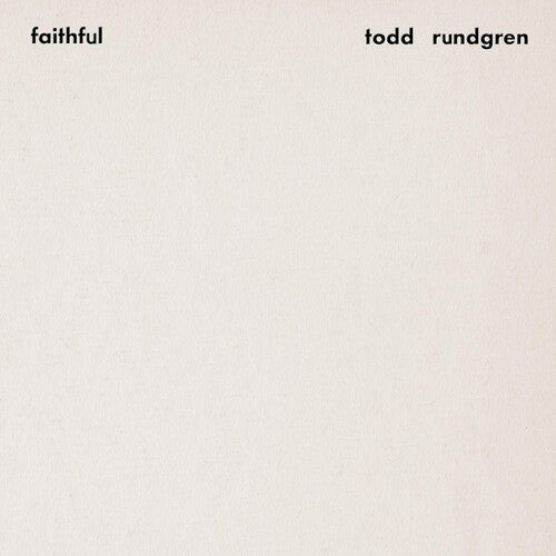 Todd Rundgren - Faithful - LP Vinyl Record Hub