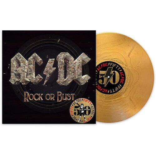 AC/DC - Rock or Bust: 50th Anniversary Gold - LP Vinyl Record Hub