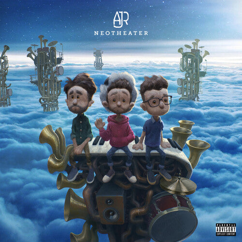 AJR - Neotheater - Clear w/ Blue Splatter LP Vinyl Record Hub