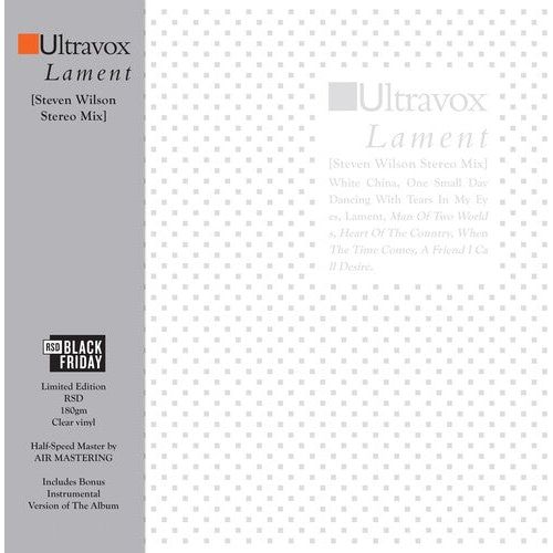 Ultravox - Lament (Steven Wilson Stereo Mix) - RSD LP Vinyl Record Hub