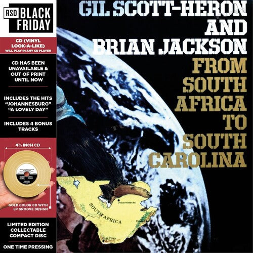 Gil Scott-Heron & Brian Jackson - From South Africa to South Carolina - RSD CD Vinyl Record Hub