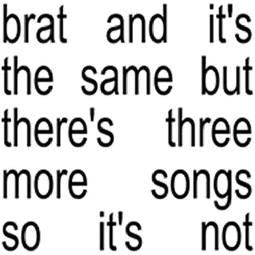 Charli XCX - Brat And It's The Same But There's Three More Songs So It's Not - LP Vinyl Record Hub