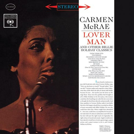 Carmen McRae - Lover Man & Other Billie Holiday Classics - Pure Pleasure LP Vinyl LP Hub