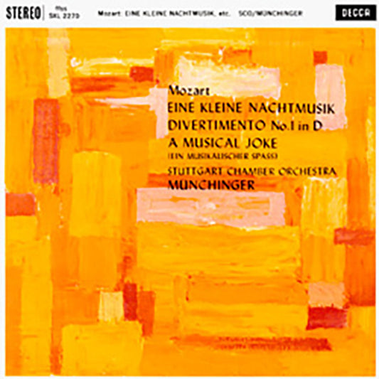 Karl Munchinger - Mozart: Eine Kleine Nachtmusik/ Divertimento No. 1/ A Musical Joke - Speakers Corner LP Vinyl LP Hub