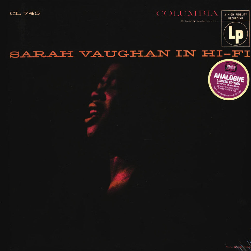 Sarah Vaughan - Sarah Vaughan In Hi-Fi - Pure Pleasure LP Vinyl LP Hub