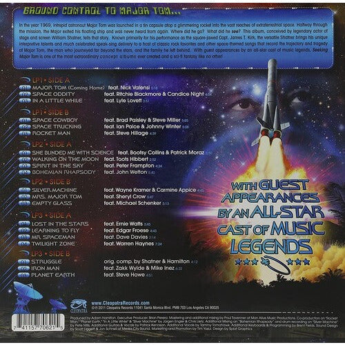 William Shatner - Seeking Major Tom - LP Vinyl Record Hub