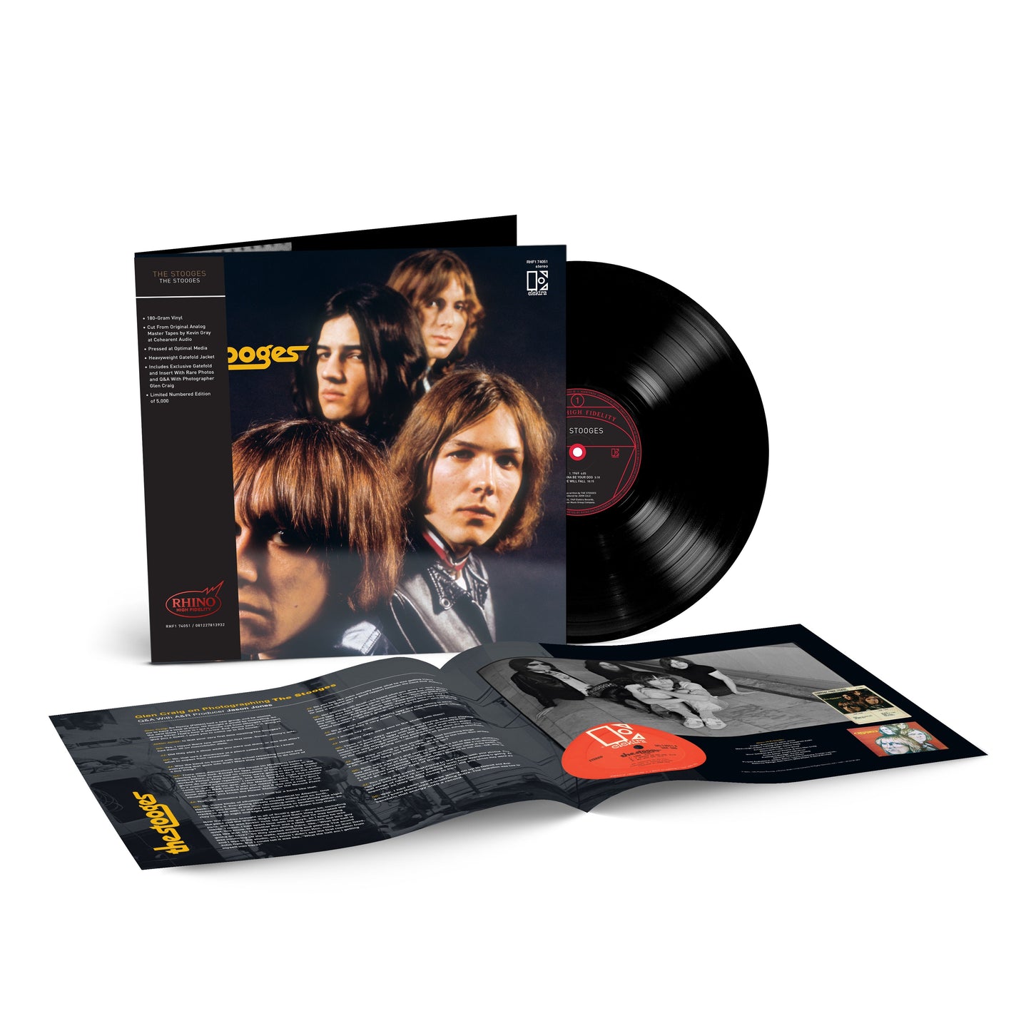 The Stooges - The Stooges - Rhino Hi-Fi LP Vinyl Record Hub