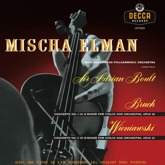 Mischa Elman - Bruch & Wieniawski Concertos - Analogphonic LP Vinyl Record Hub