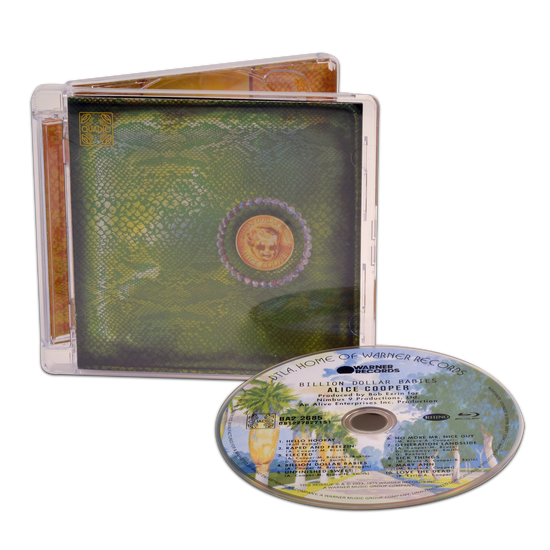 Alice Cooper - Billion Dollar Babies - (Quadio) Blu-Ray Audio Disc Vinyl Record Hub