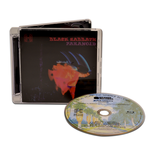 Black Sabbath - Paranoid - (Quadio) Blu-Ray Audio Disc Vinyl Record Hub
