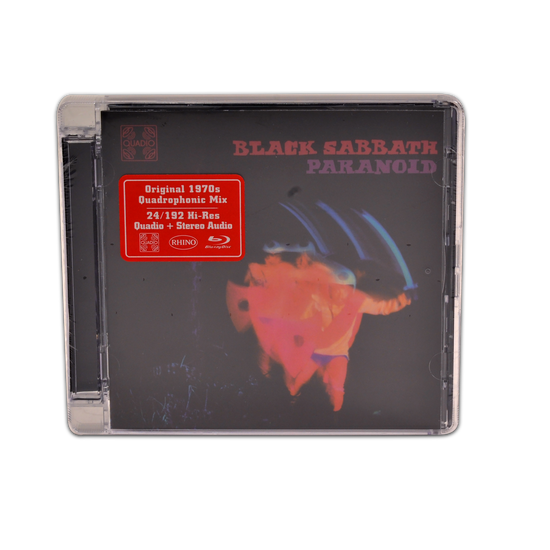 Black Sabbath - Paranoid - (Quadio) Blu-Ray Audio Disc Vinyl Record Hub