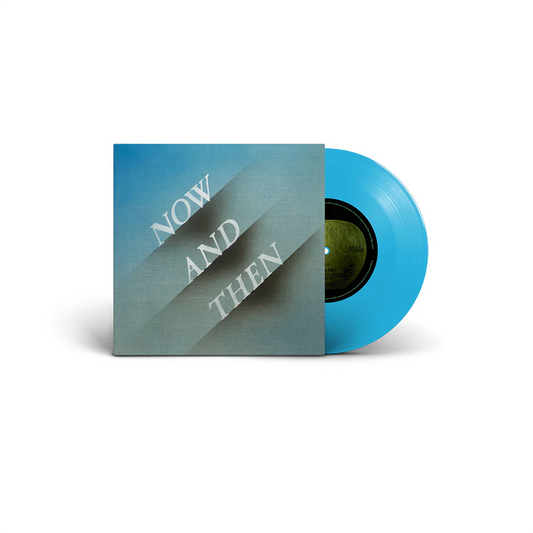 The Beatles - Now and Then - Light Blue 7" Single Vinyl Record Hub