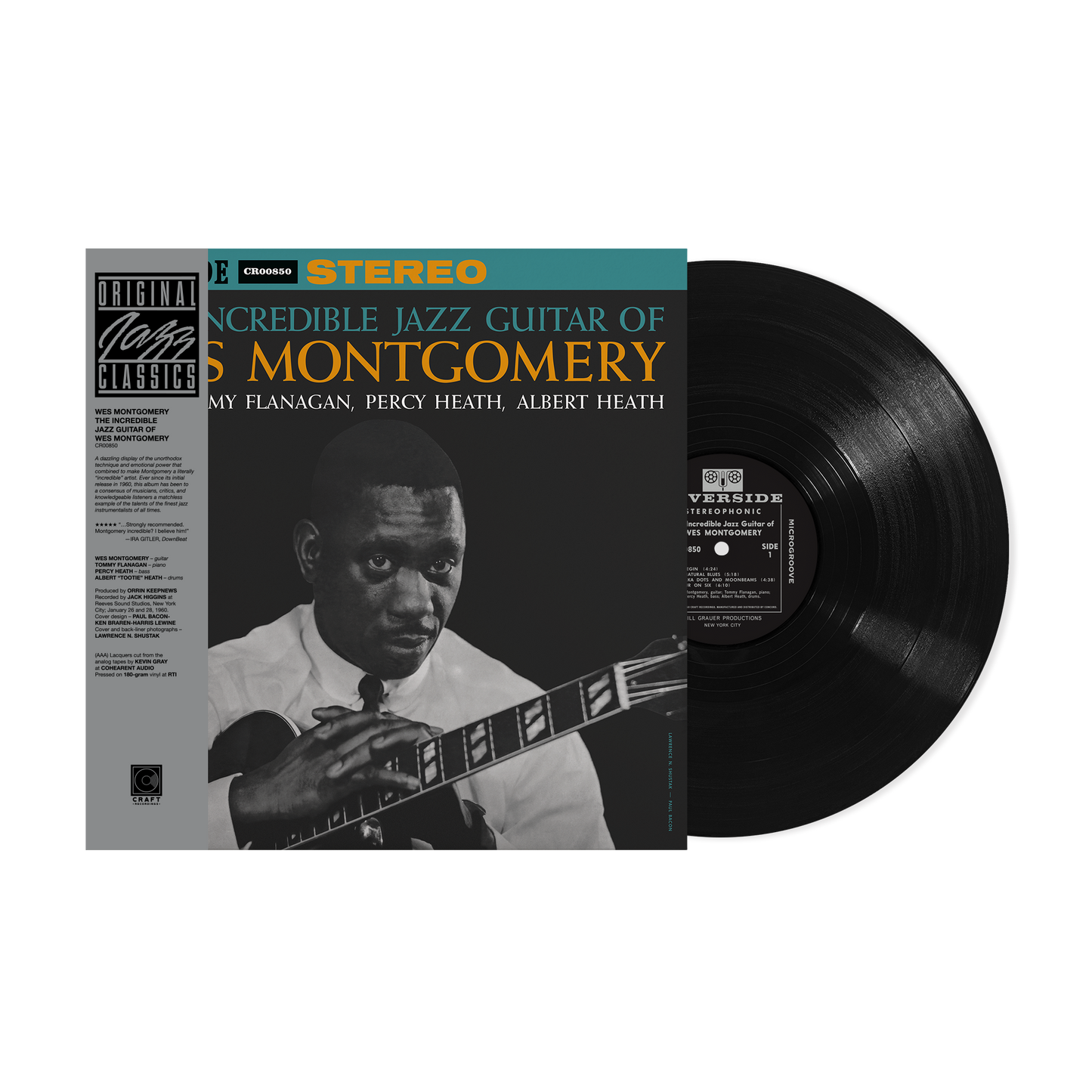 Wes Montgomery - The Incredible Jazz Guitar Of Wes Montgomery - OJC LP Vinyl Record Hub