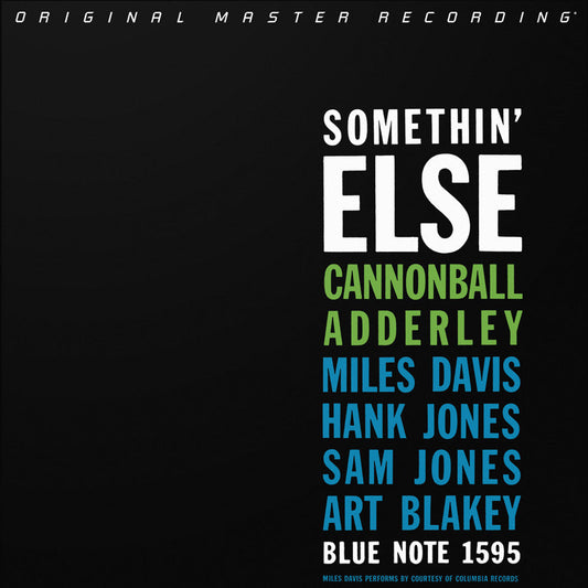Cannonball Adderley - Somethin' Else - MFSL SACD Vinyl Record Hub