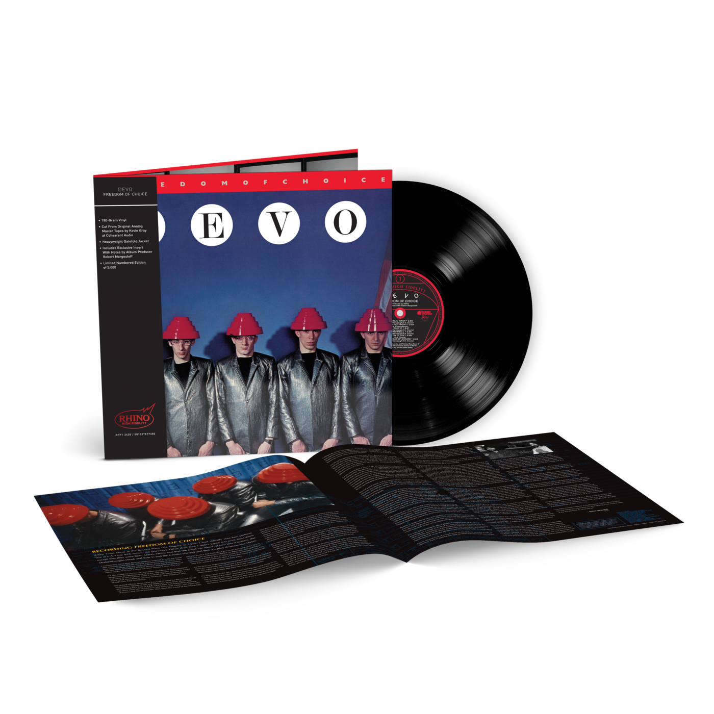 Devo - Freedom of Choice - Rhino Hi-Fi LP Vinyl Record Hub