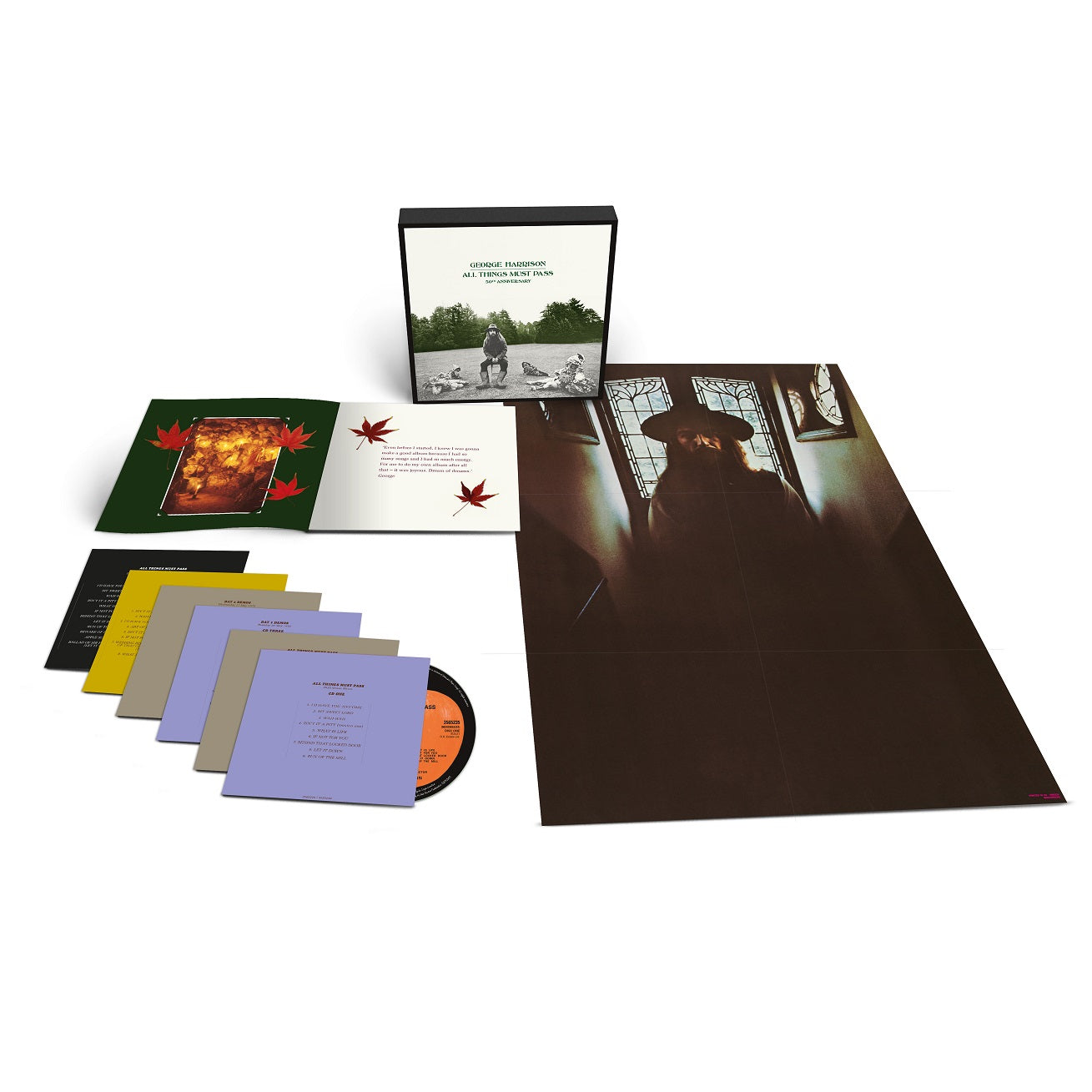 George Harrison - All Things Must Pass - 50th Anniversary - Super Deluxe 5x CD/Blu-ray Vinyl Record Hub