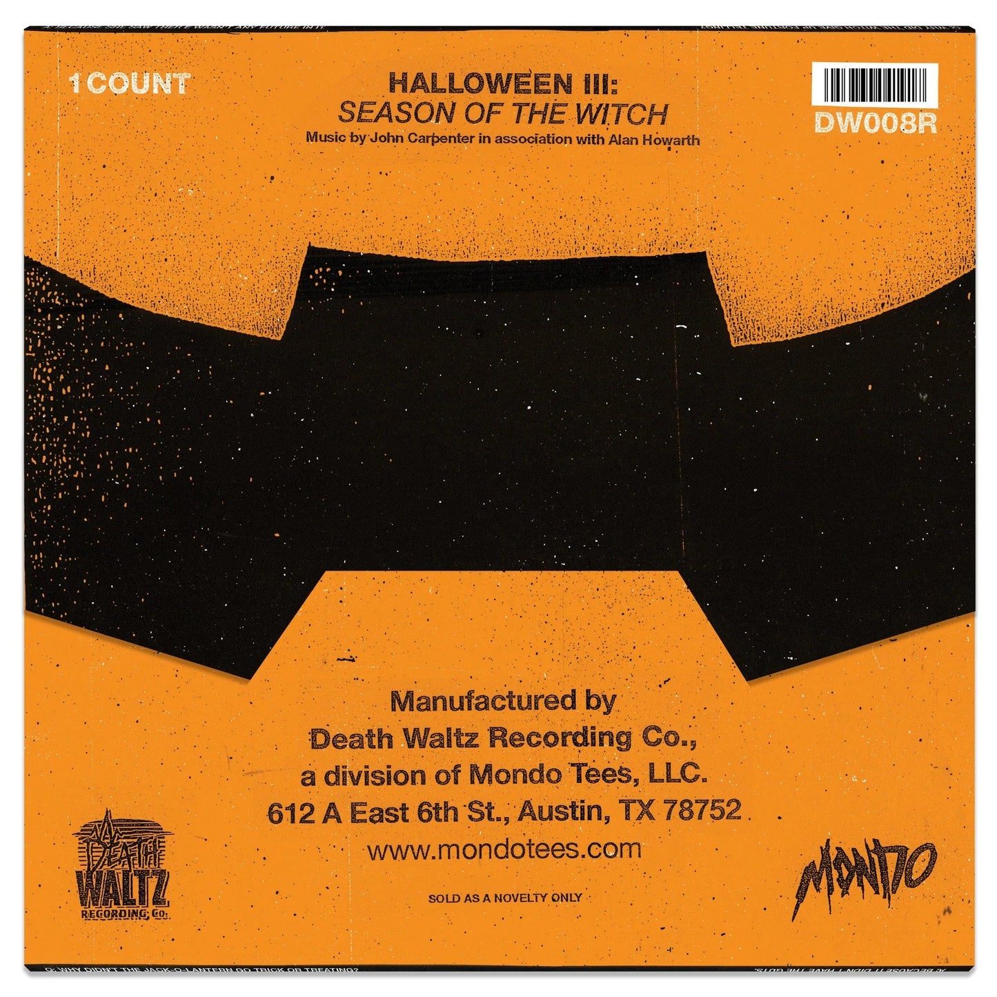 Halloween 3: The Season Of The Witch Original Soundtrack - LP Vinyl Record Hub