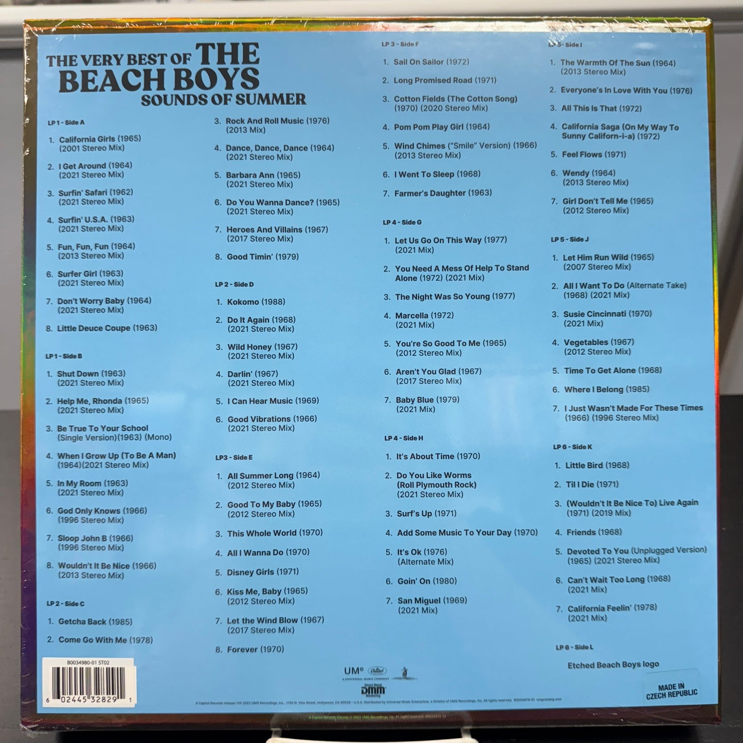 The Beach Boys - Sounds Of Summer - The Very Best Of The Beach Boys - LP Box Set Vinyl Record Hub