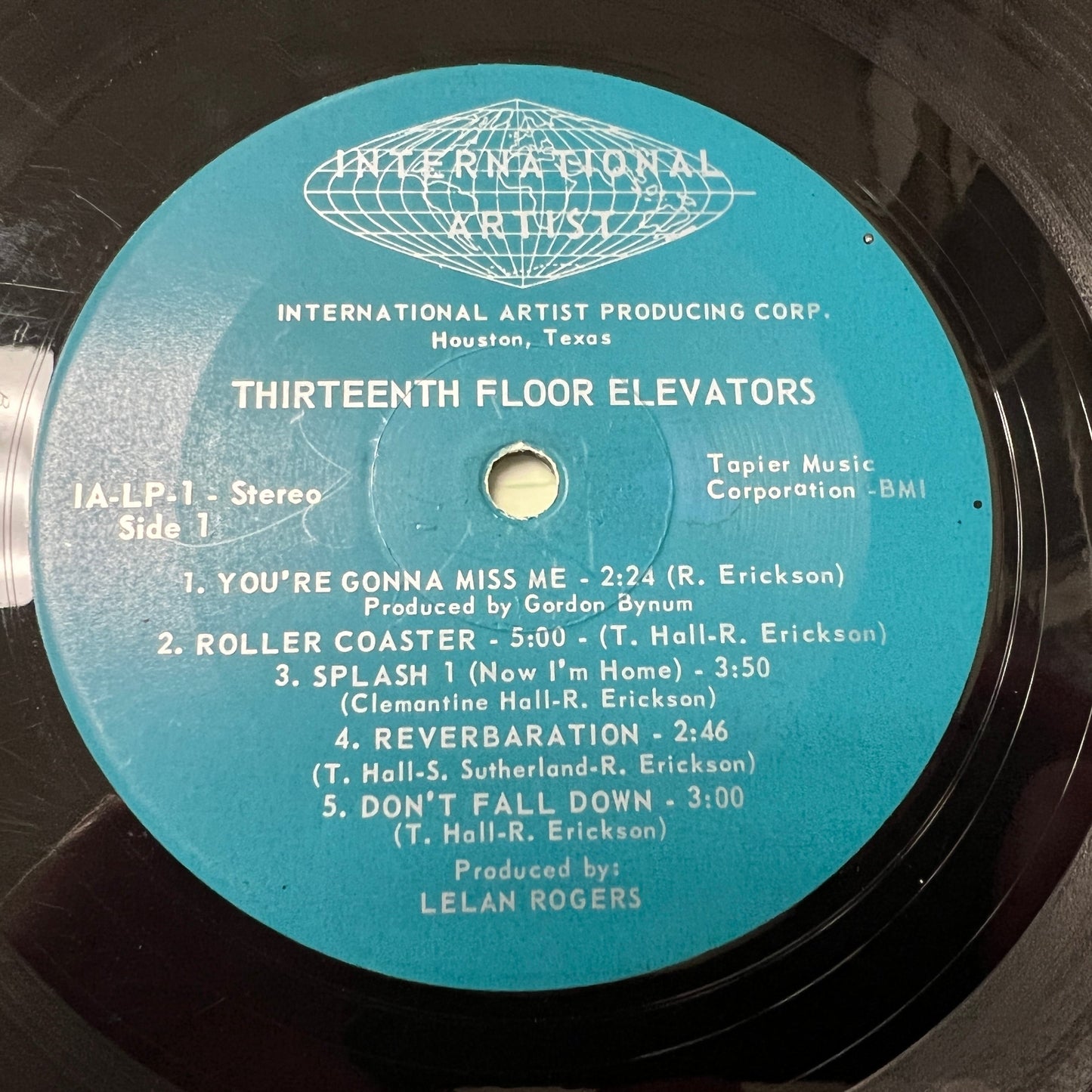 The 13th Floor Elevators - The Psychedelic Sounds Of - Stereo LP Vinyl Record Hub