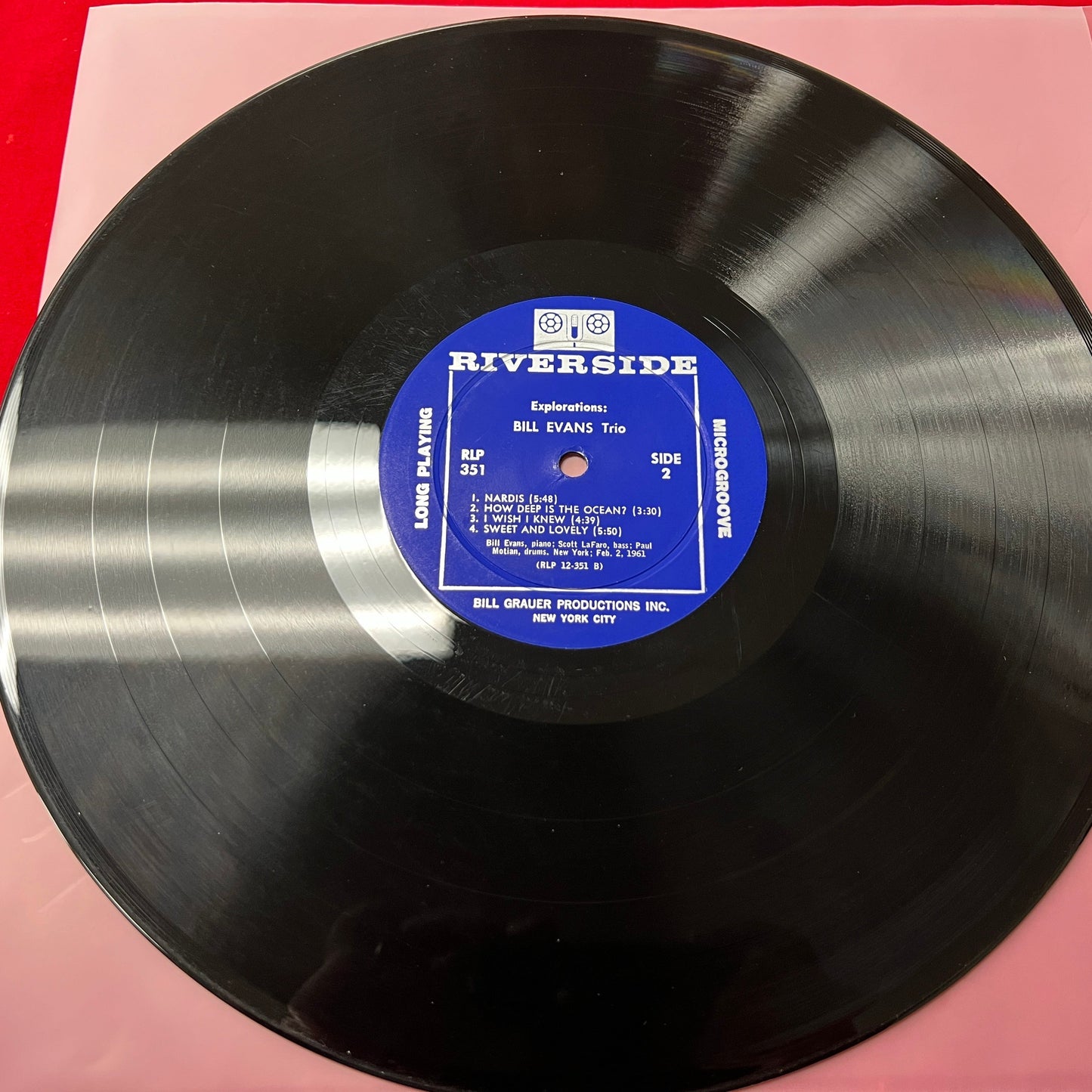 Bill Evans Trio - Explorations - LP Vinyl Record Hub