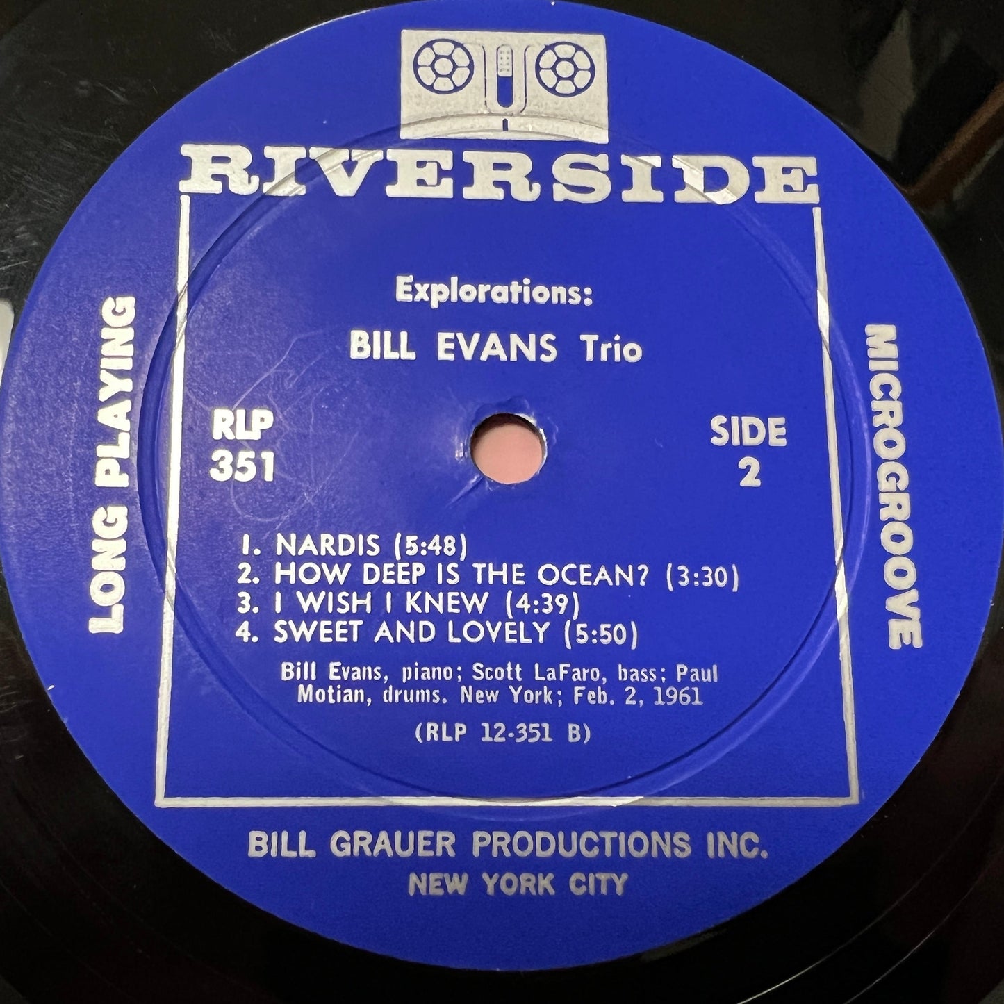 Bill Evans Trio - Explorations - LP Vinyl Record Hub