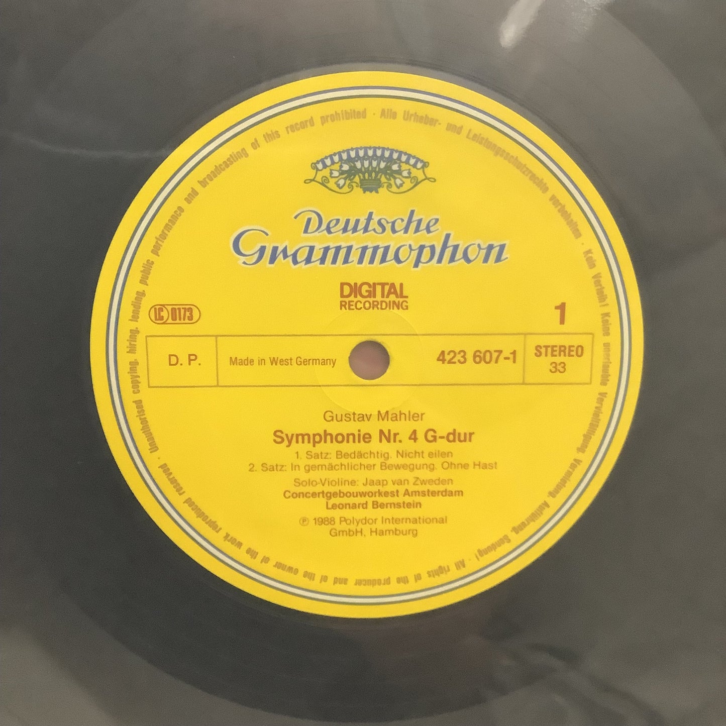 Mahler - Symphonie No. 4 - LP Vinyl Record Hub