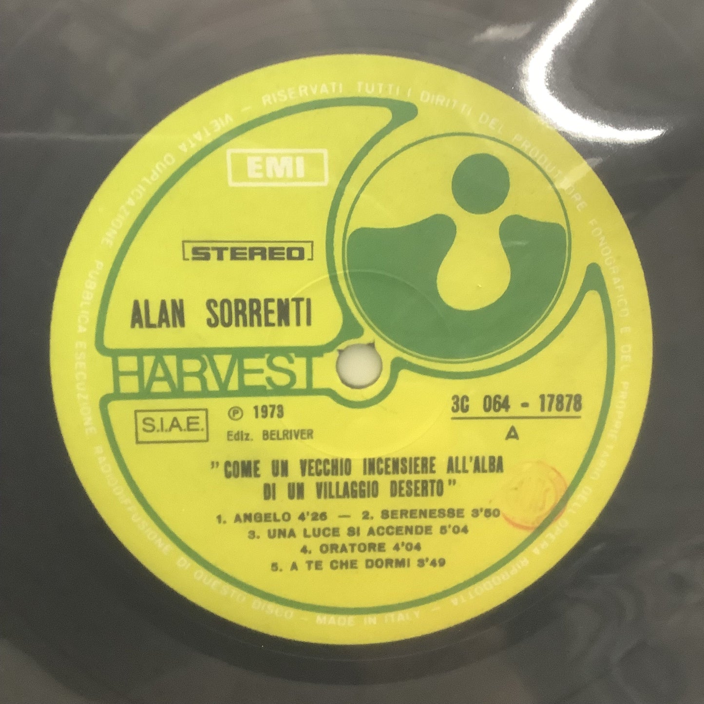 Alan Sorrenti - self-titled - LP Vinyl Record Hub