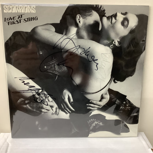 Scorpions - Love at First Sting - Autographed LP Vinyl Record Hub