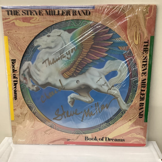 Steve Miller Band - Book of Dreams - Autographed Picture Disc LP Vinyl Record Hub