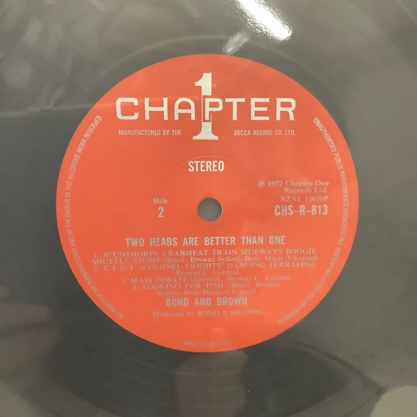 Bond + Brown - Two Heads Are Better Than One - LP Vinyl Record Hub