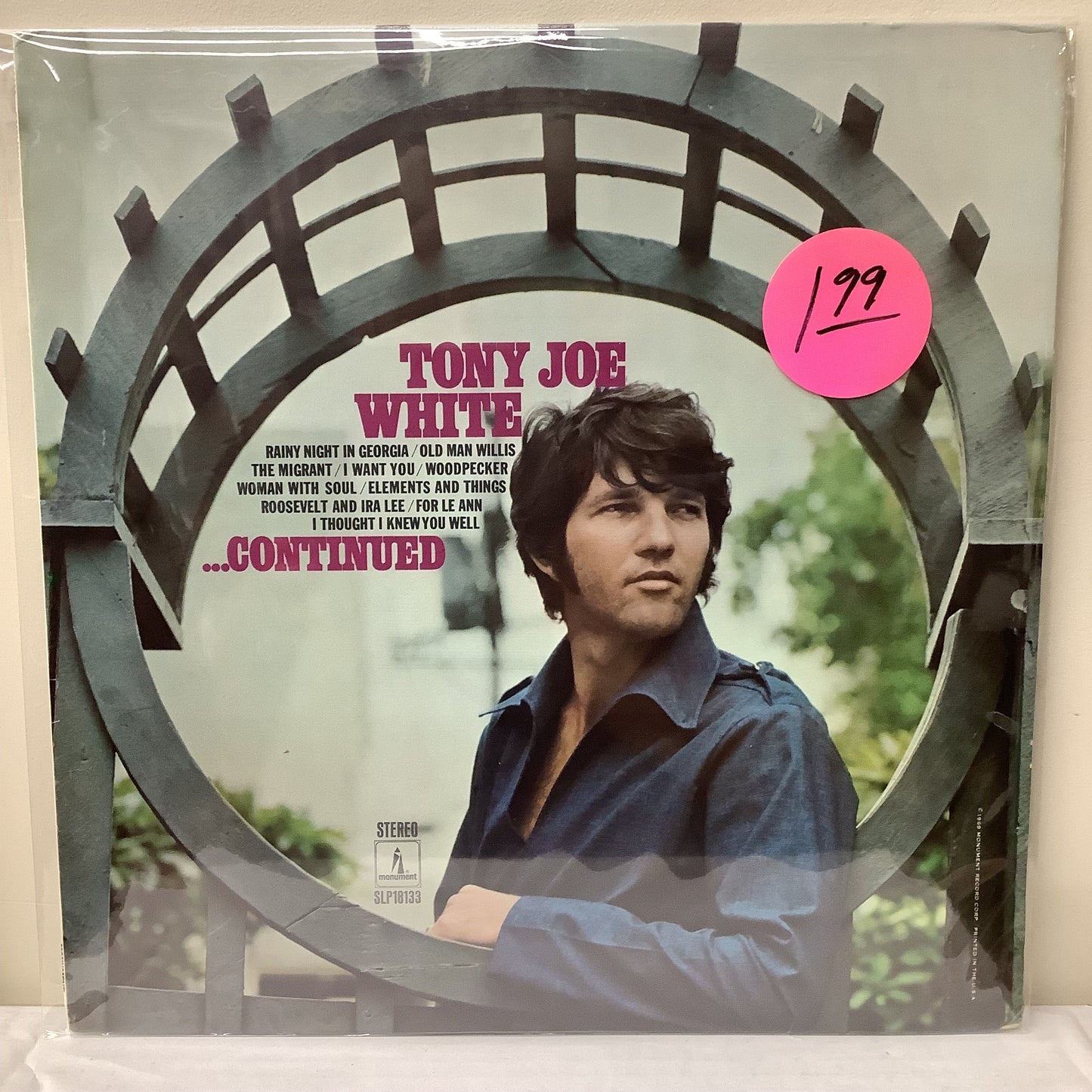 Tony Joe White - ...Continued - LP Vinyl Record Hub