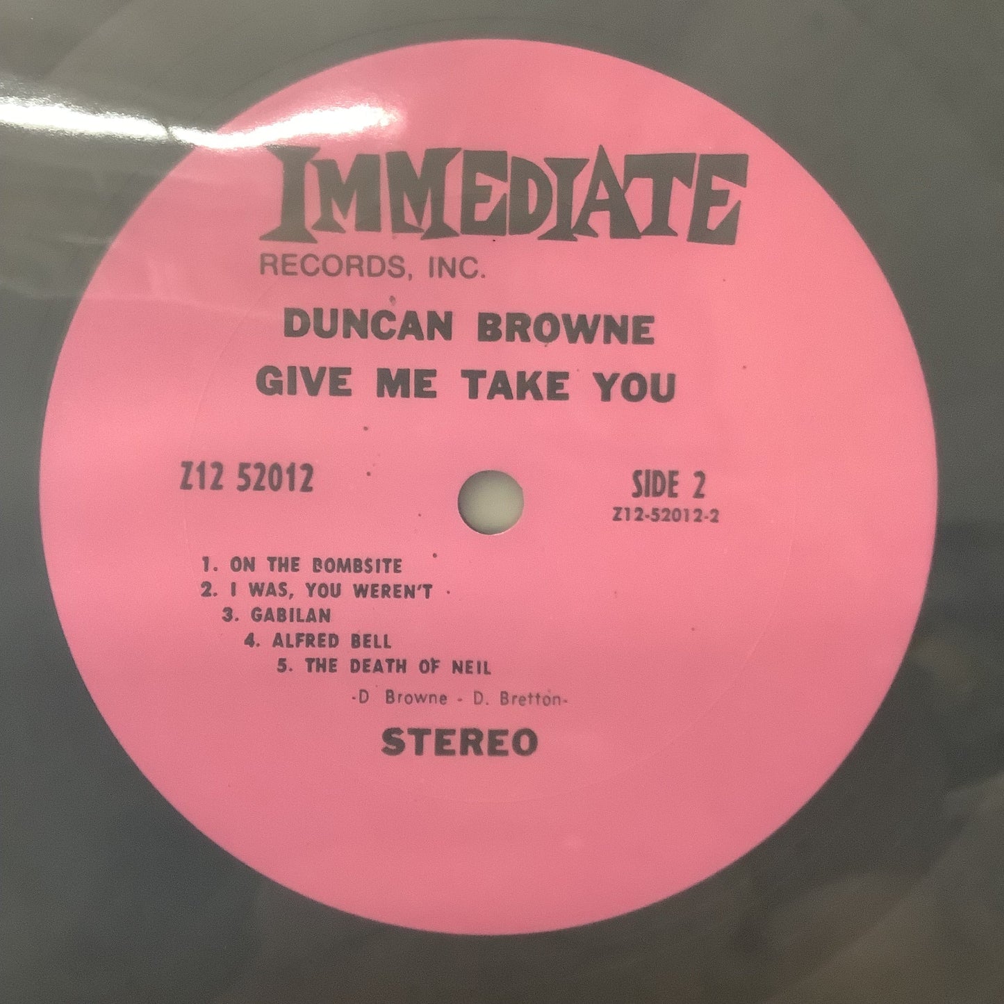 Duncan Browne - Give Me Take You - LP Vinyl Record Hub