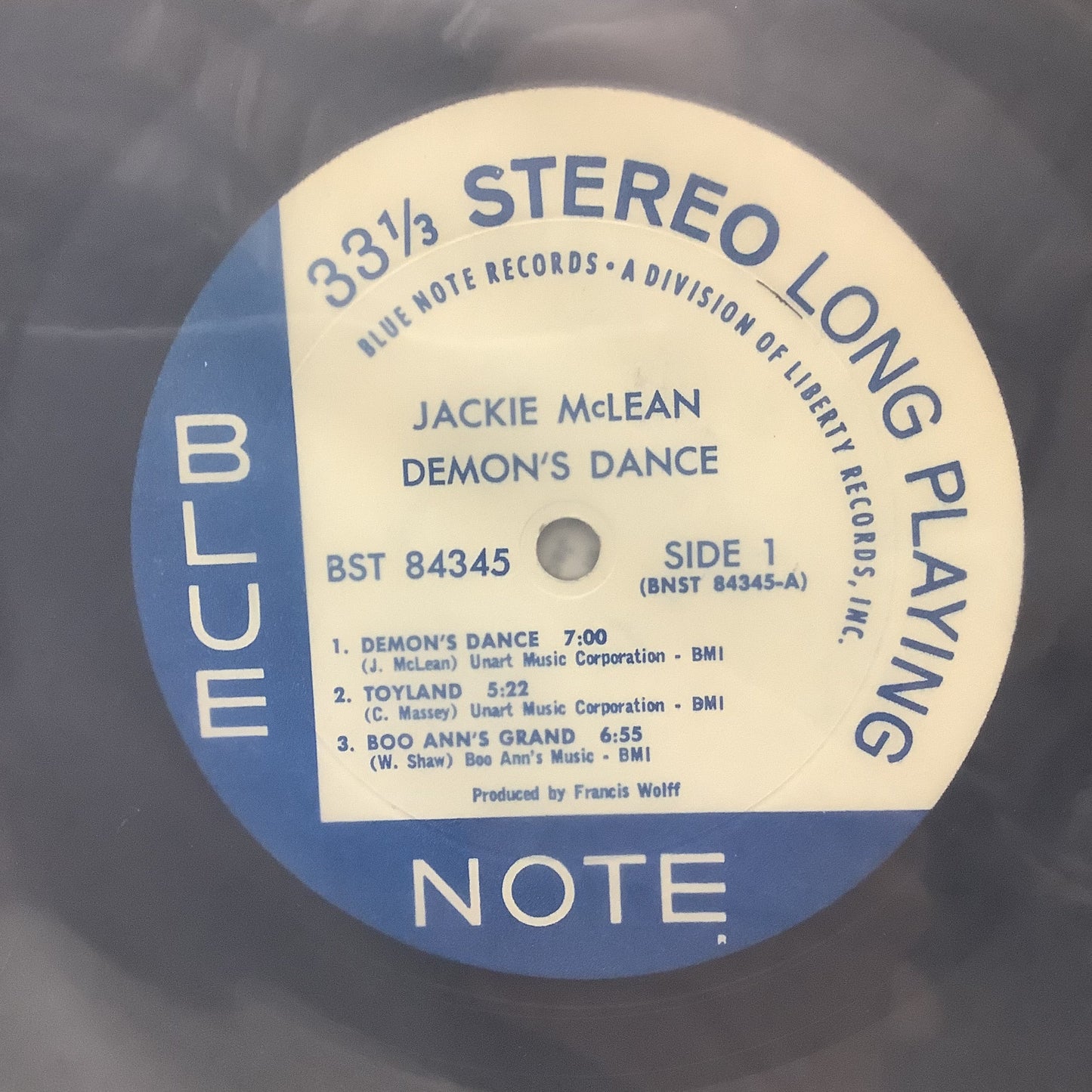 Jackie McLean - Demon's Dance - Blue Note LP Vinyl Record Hub