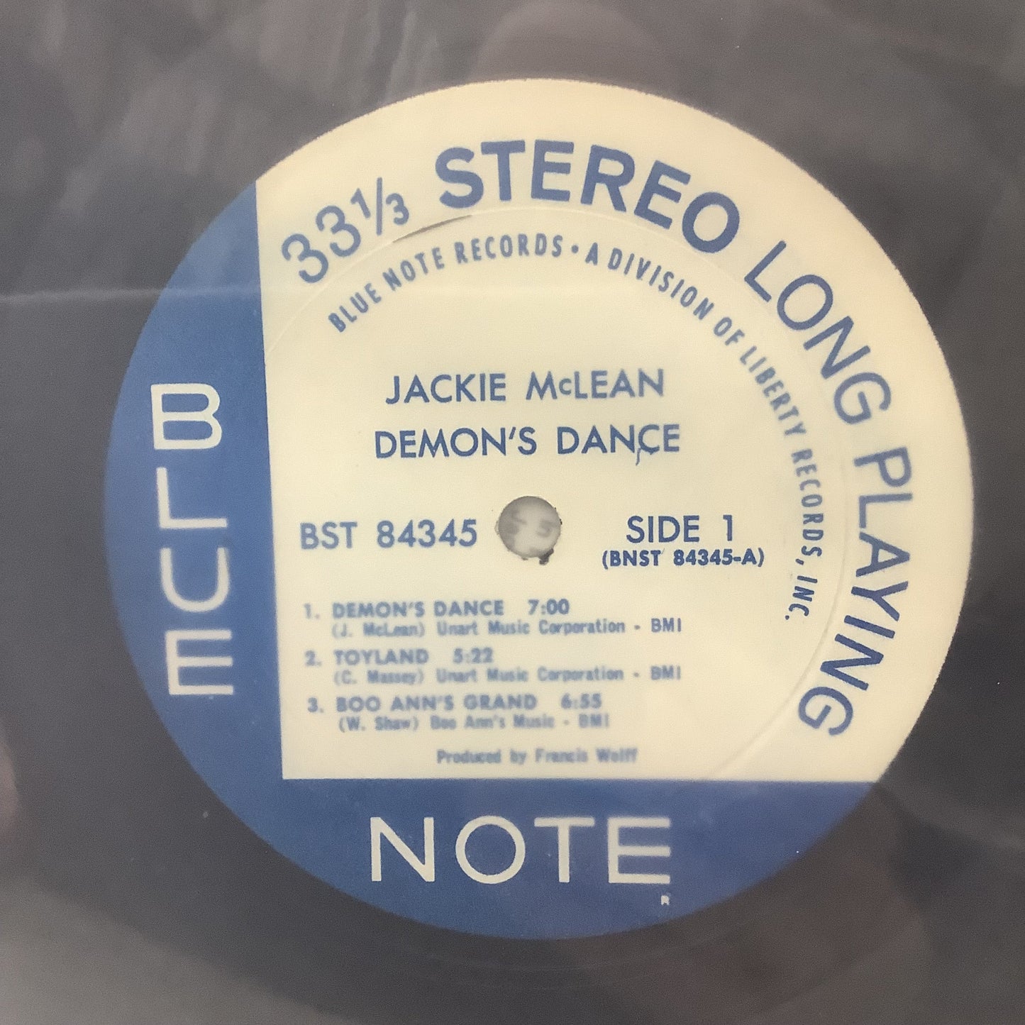 Jackie McLean - Demon's Dance - Blue Note LP Vinyl Record Hub