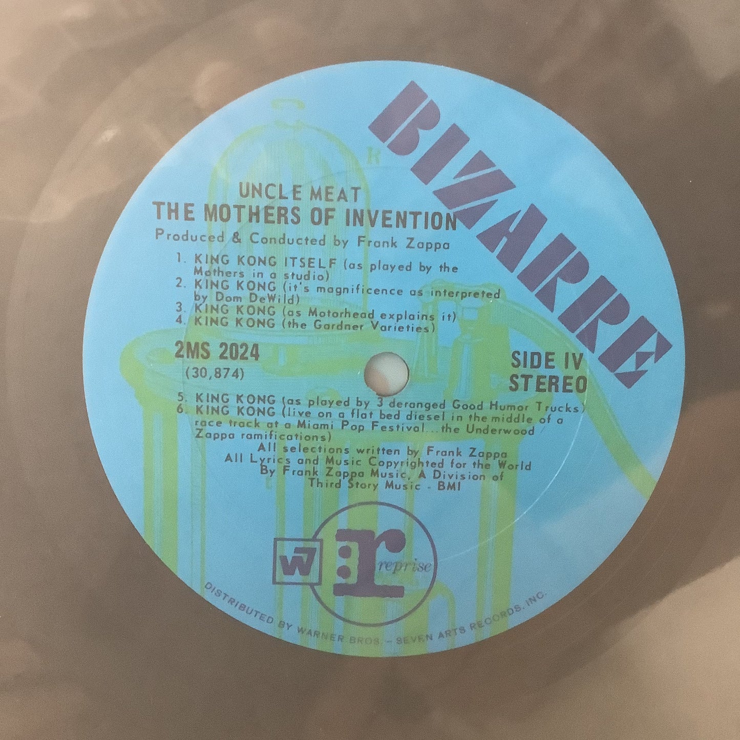 Frank Zappa / The Mothers of Invention - Uncle Meat - Bizarre LP Vinyl Record Hub