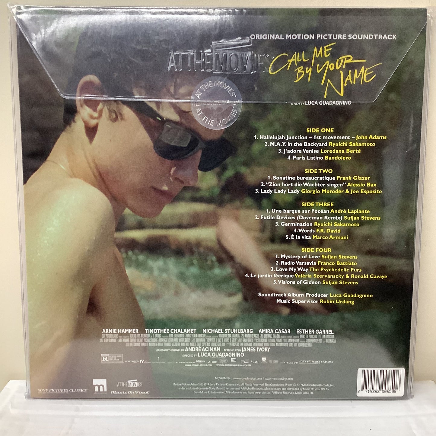 Various Artists - Call Me By Your Name OST - Music On Vinyl LP Vinyl Record Hub